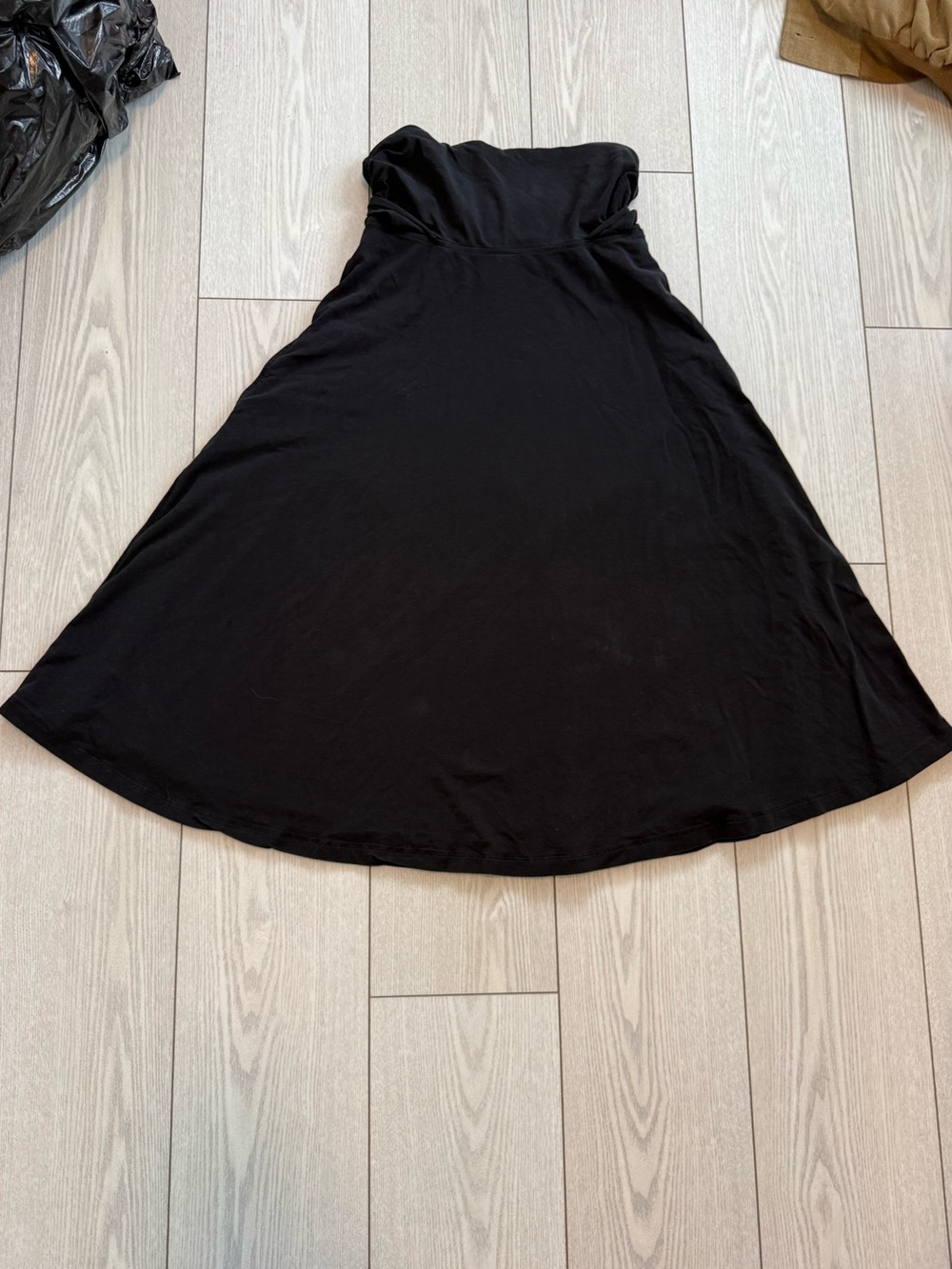 Lululemon y2k vtg reversible dress Loop De LuLu black white strapless tie back